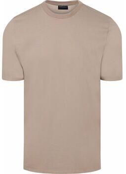 Suitable T-shirt Korte Mouw Respect T-shirt Tim Taupe