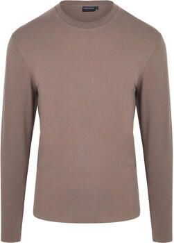 Suitable T-shirt Respect Longsleeve Heavy T-shirt Taupe