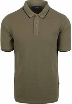 Suitable T-shirt Respect Polo Tip Ferry Olijfgroen