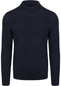 Suitable Trui Cooldry Knit Turtleneck Navy