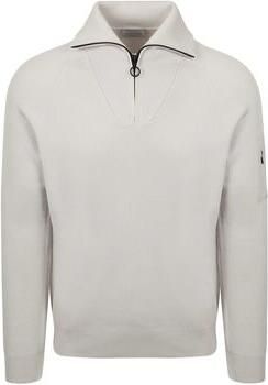 Suitable Trui Half Zip Trui Tias Cooldry Knit Greige