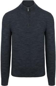 Suitable Trui Pine Knit Half Zip Trui Navy