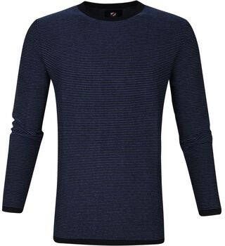 Suitable Sweater Katoen Leo Pullover Navy