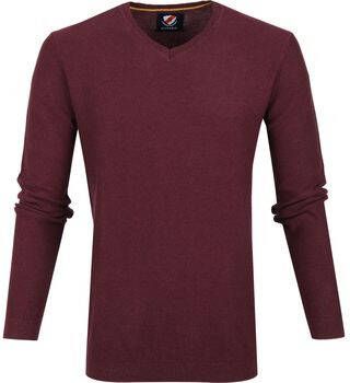 Suitable Sweater Katoen Neil Pullover Bordeaux