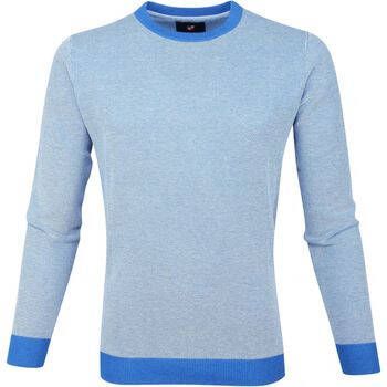 Suitable Sweater Katoen Pullover Thomas Blauw