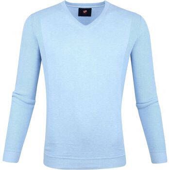 Suitable Sweater Katoen Steven Pullover Blauw