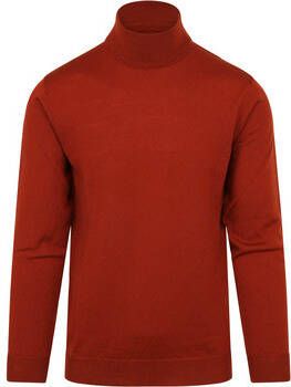 Suitable Sweater Merino Coltrui Oranje