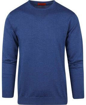 Suitable Sweater Merino Pullover O Blauw