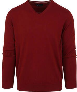 Suitable Sweater Pullover Vini V-Hals Rood