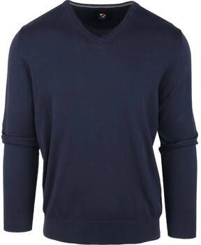 Suitable Sweater Respect Vini Pullover V-Hals 290 Navy