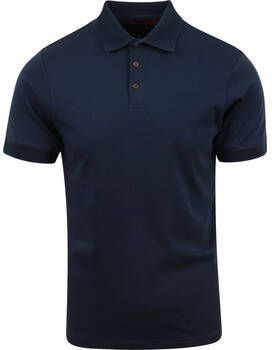 Suitable T-shirt Liquid Polo Donkerblauw