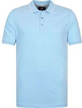 Suitable T-shirt Oxford Polo Lichtblauw