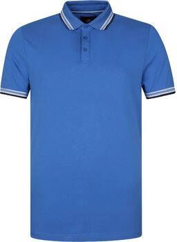 Suitable T-shirt Polo Brick Mid Blauw