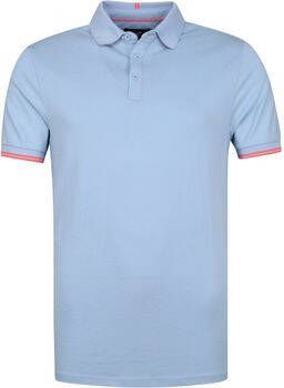 Suitable T-shirt Polo Harold Fluor Blauw