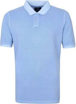 Suitable T-shirt Respect Pete Polo Mid Blue