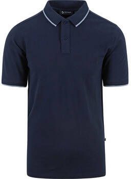 Suitable T-shirt Respect Polo Tip Ferry Navy