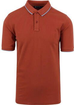 Suitable T-shirt Respect Polo Tip Ferry Terracotta