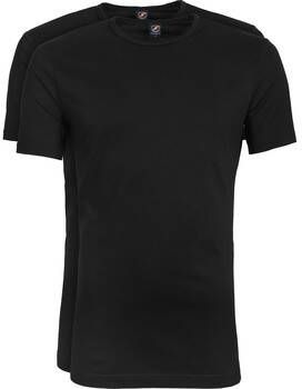 Suitable T-shirt Zwart O-hals Ota 2-Pack