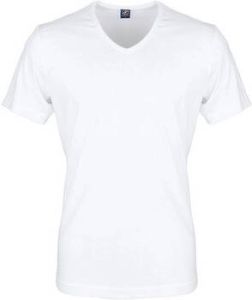 Suitable T-shirt Try Now! T-shirt Wit V-hals Vita