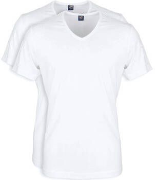 Suitable T-shirt Wit V-hals Vita 2 Pack