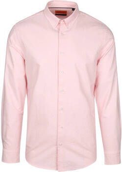 Suitable Overhemd Lange Mouw Overhemd BD Oxford Roze