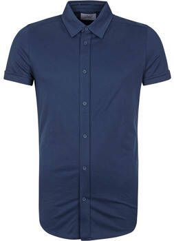 Suitable Overhemd Lange Mouw Prestige Earl Short Sleeve Overhemd Donkerblauw