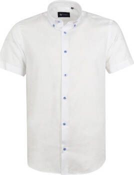 Suitable Overhemd Lange Mouw Shortsleeve Overhemd Wit