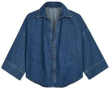 Summum denim blouse dark blue denim - Foto 3