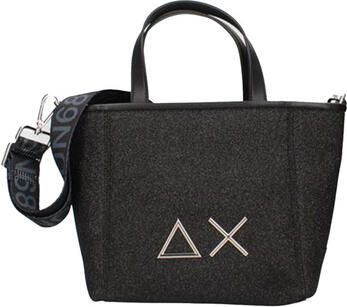 Sun68 Glitter Stof Glamour Tas Zwart Black Dames - Foto 4