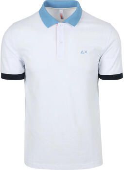 Sun68 T-shirt Poloshirt Color Way Wit
