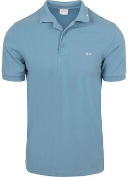 Sun68 T-shirt Poloshirt Vintage Blauw
