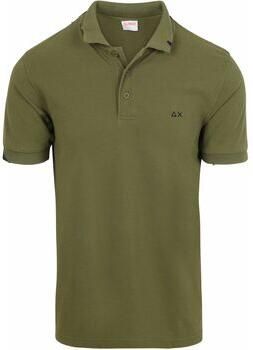 Sun68 T-shirt Poloshirt Vintage Groen