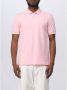 Sun68 Polo Shirt met Smal Profiel Roze Pink Heren - Thumbnail 1