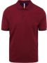 Sun68 Poloshirt Small Stripe Bordeaux Rood Heren - Thumbnail 1