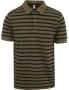 Sun68 T-shirt Poloshirt Strepen Groen - Thumbnail 1