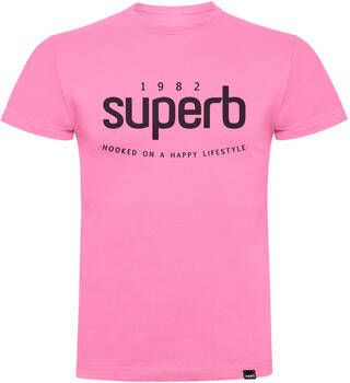 Superb 1982 T-shirt Korte Mouw 3000-PINK