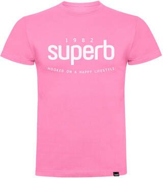 Superb 1982 T-shirt Korte Mouw 3000-PINKWH