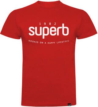 Superb 1982 T-shirt Korte Mouw 3000-RED