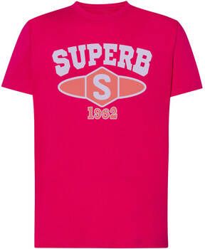 Superb 1982 T-shirt Korte Mouw SPRBCA-2201-PINK