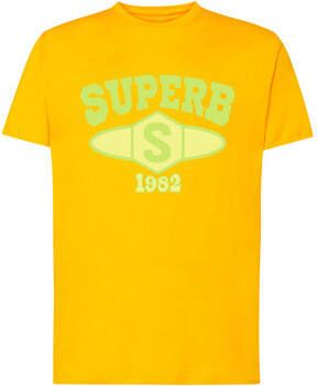 Superb 1982 T-shirt Korte Mouw SPRBCA-2201-YELLOW