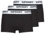 Superdry Set van 3 biokatoenen boxers Black Heren - Thumbnail 4