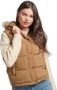 Superdry Donsjas Doudoune sans manches fausse fourrure femme Everest - Thumbnail 1