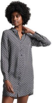 Superdry Jurk Robe chemise manches longues femme