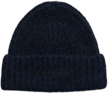 Superdry Dameshoed Vintage Ribbed Black Dames