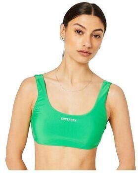 Superdry niet-voorgevormde crop bikinitop groen - Foto 2