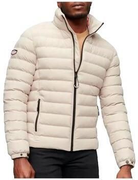 Superdry gewatteerde jas Fuji met logo chateau grey - Foto 7