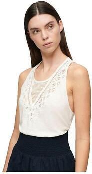 Superdry Blouse Débardeur avec détails en dentelle