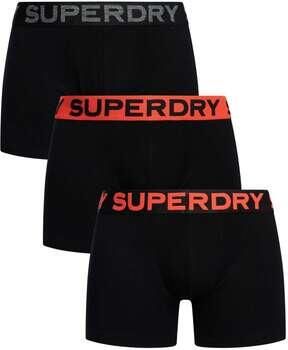Superdry Boxers 3-pack boxershorts van biologisch katoen - Foto 2