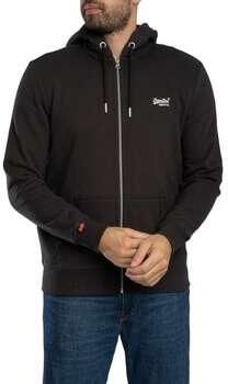 Superdry Capuchon sweaters Essentiële hoodie met logorits