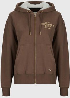 Superdry Capuchon sweaters Luxe Fur Lined Zip Hoodie